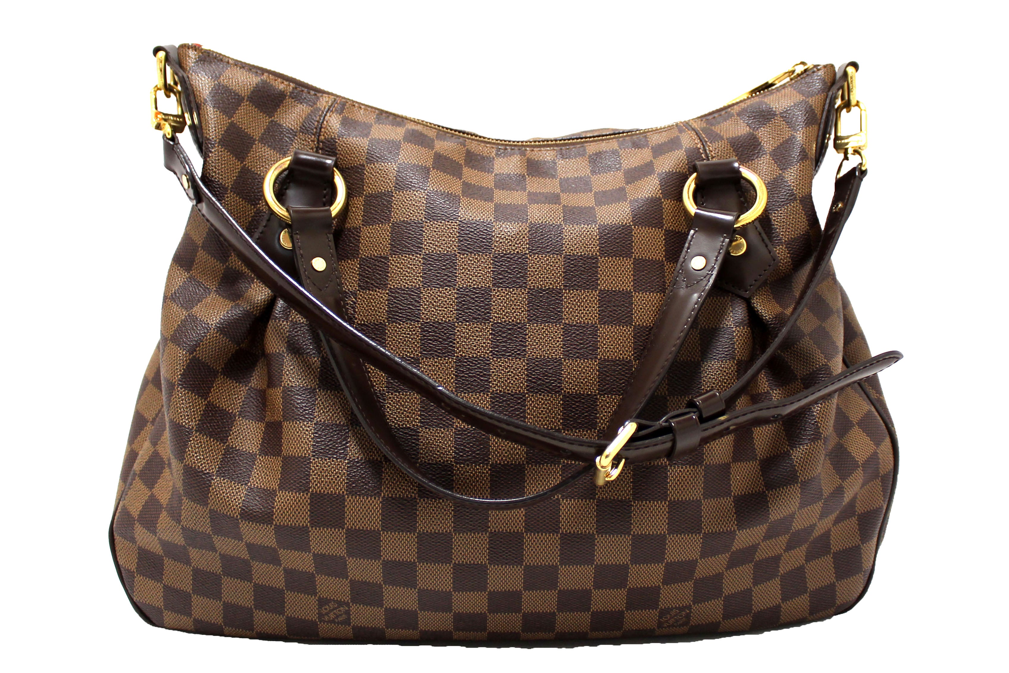 Authentic Louis Vuitton Damier Ebene Evora MM Tote Bag for Women - Luxury Designer Handbag for Work, Travel & Everyday Use