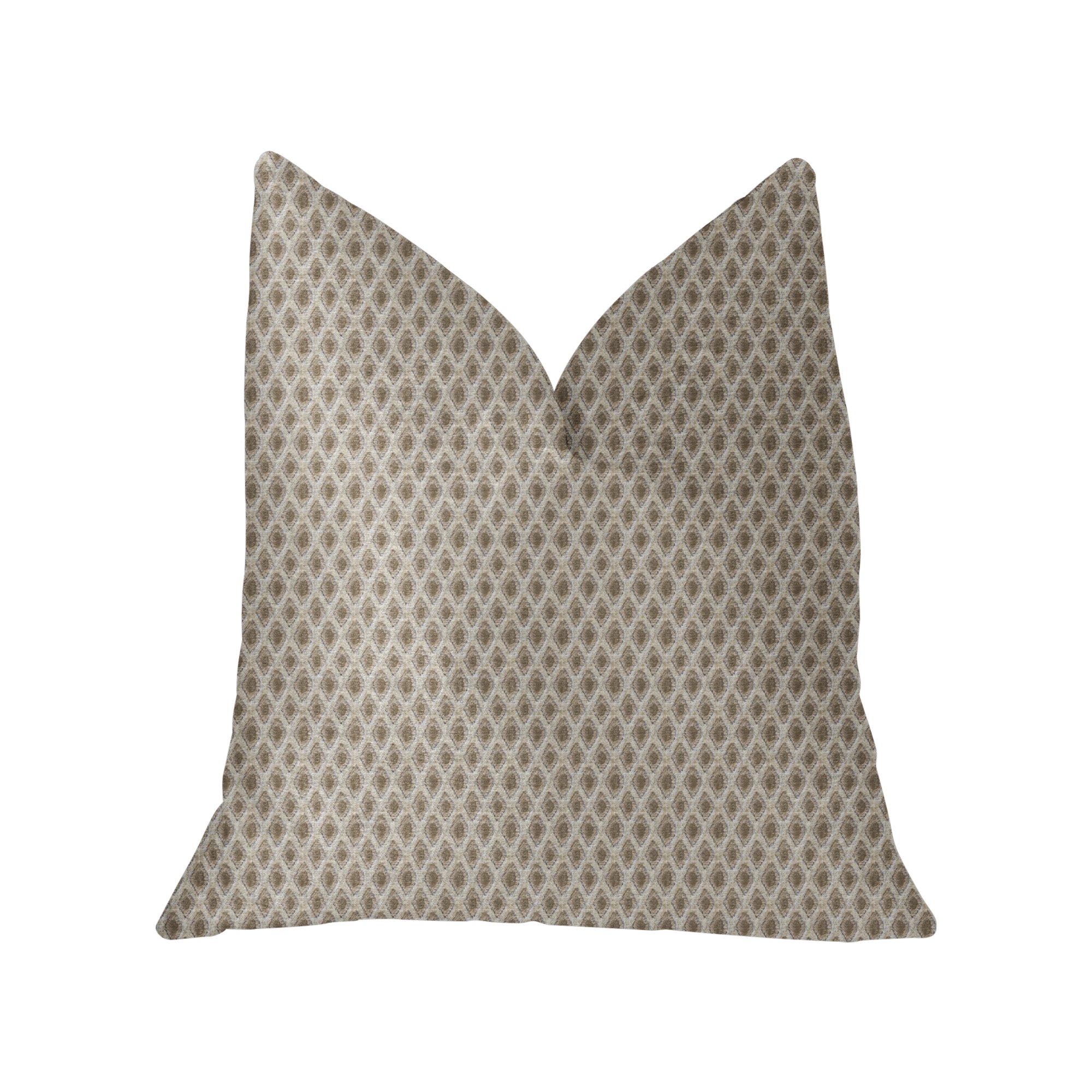 Plutus Diamant Luxury Throw Pillow 24x24 Inches - Premium Decorative Cushion for Sofa, Bed & Home Decor - Soft & Stylish Living Room Accent Pillow