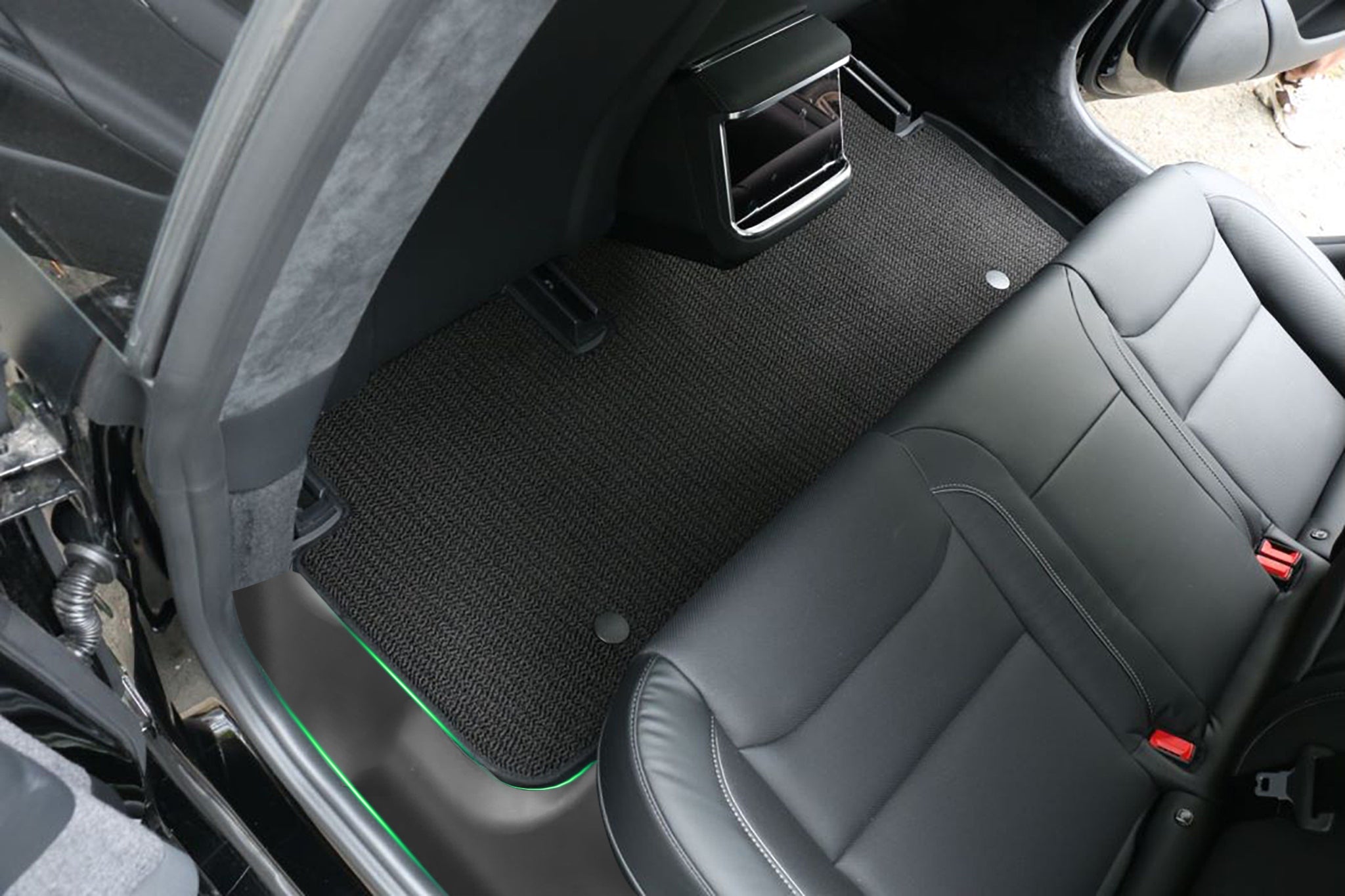 2021+ Tesla Model S Back Door Sill Protector - Premium Car Interior Protection for Scratches & Dirt - Perfect for Daily Commute & Road Trips