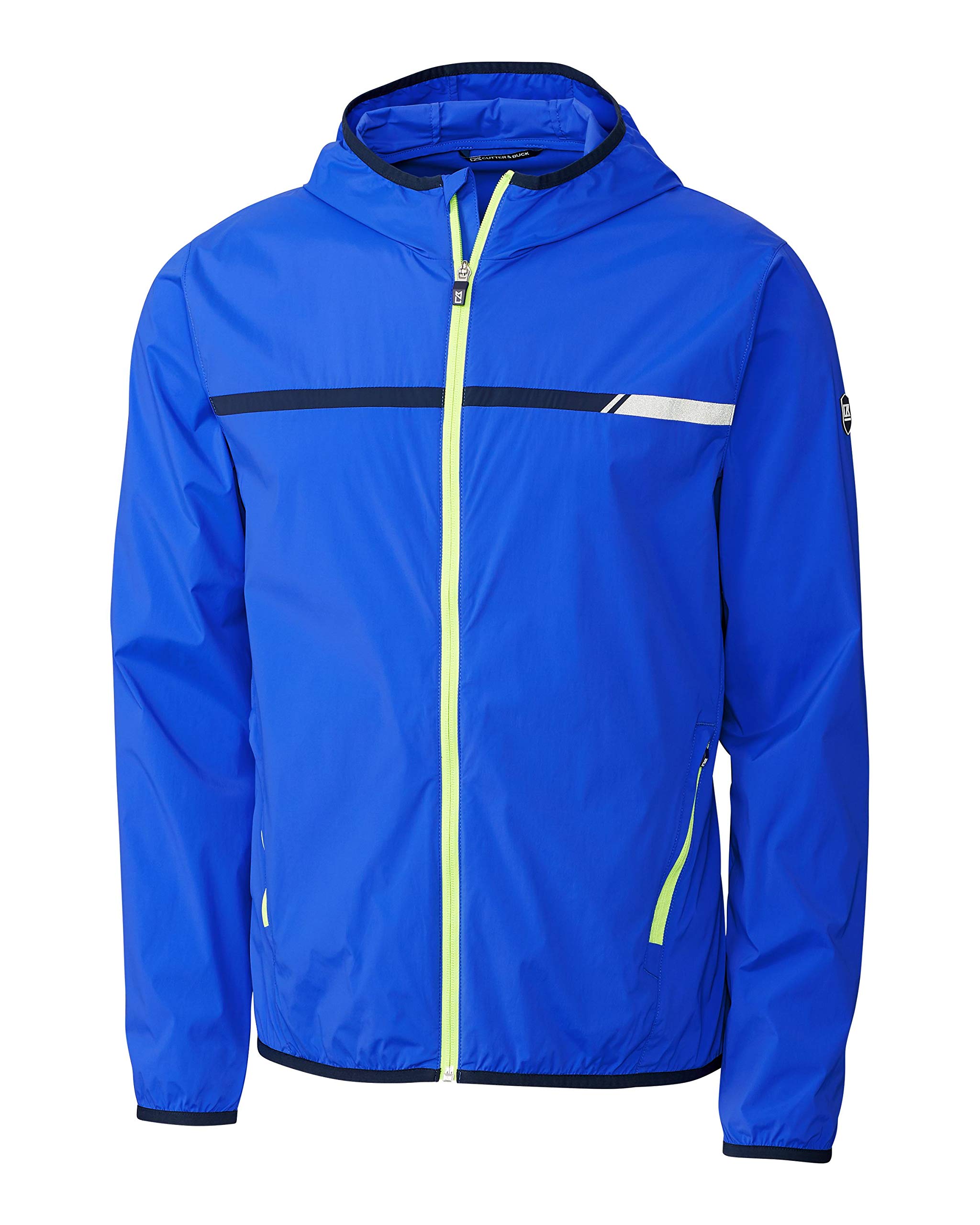 Cutter & Buck Men's Breaker Sport Jacket - Lightweight Water-Resistant Golf & Travel Windbreaker for Outdoor Activities