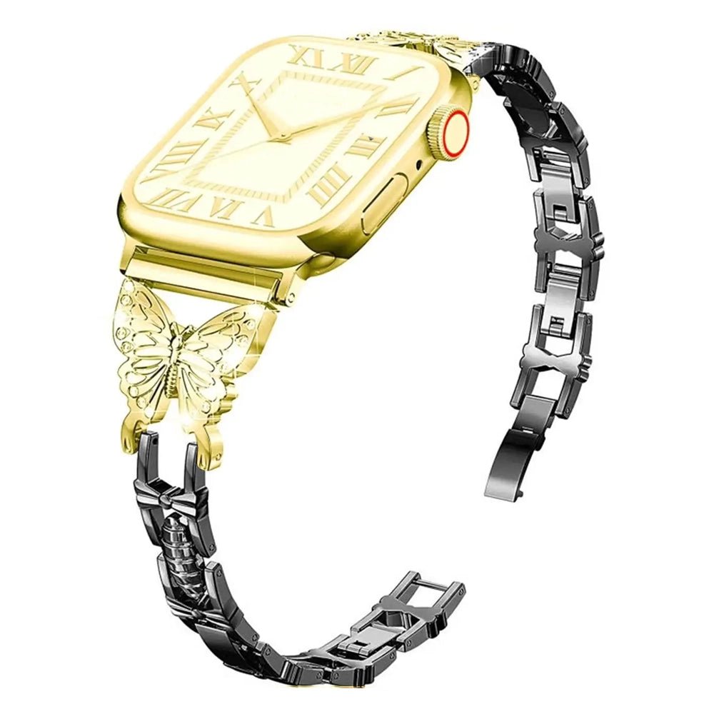 Luxury MajesticLuxe Wing Apple Watch Band for Women - Elegant & Stylish Replacement Strap for Workouts, Office & Everyday Wear