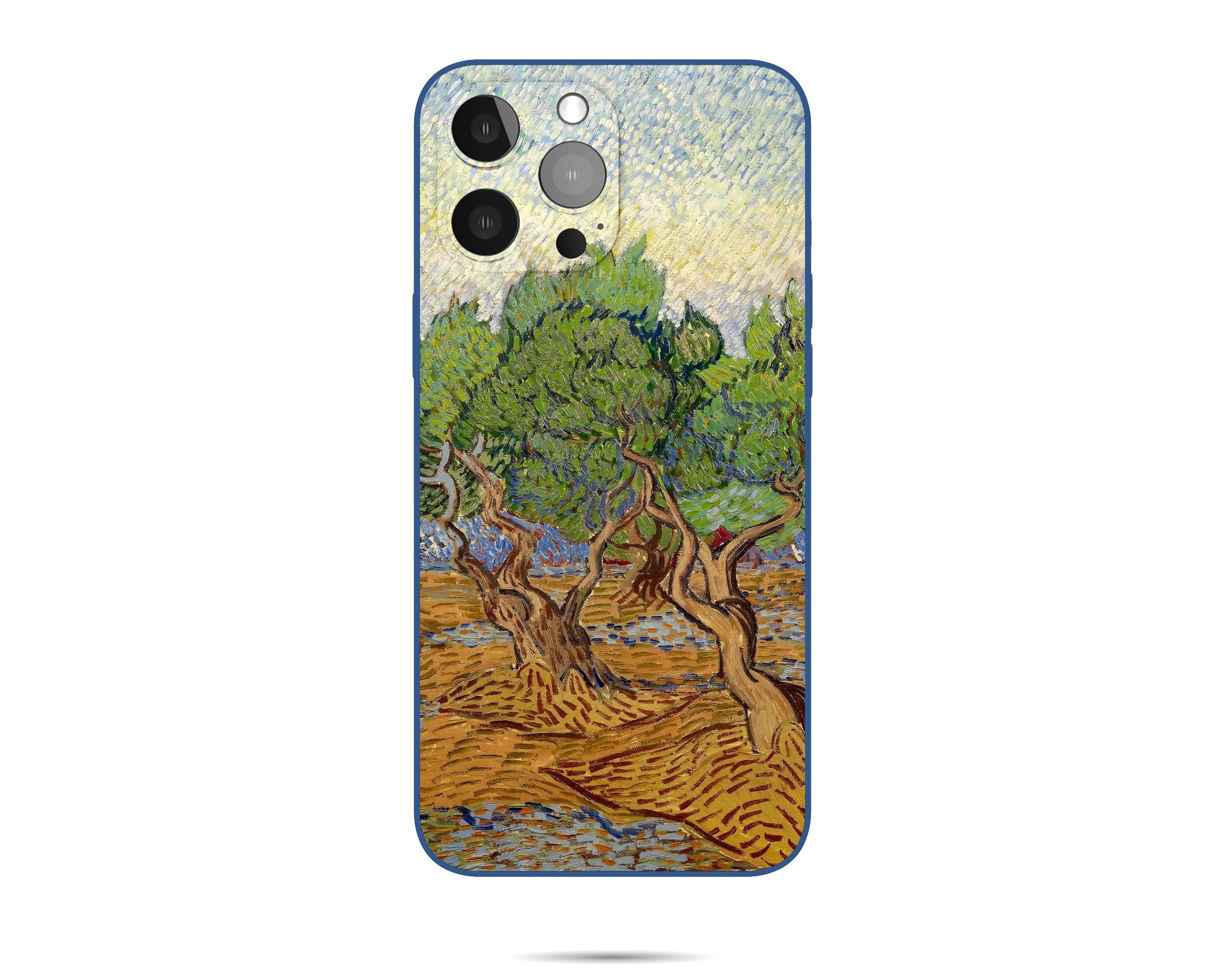 Vincent Van Gogh Olive Grove Painting iPhone 14 Plus Case | Protective Silicone Cover for iPhone 8 & 7 Plus | Art Lover Gift | Perfect for Travel & Daily Use