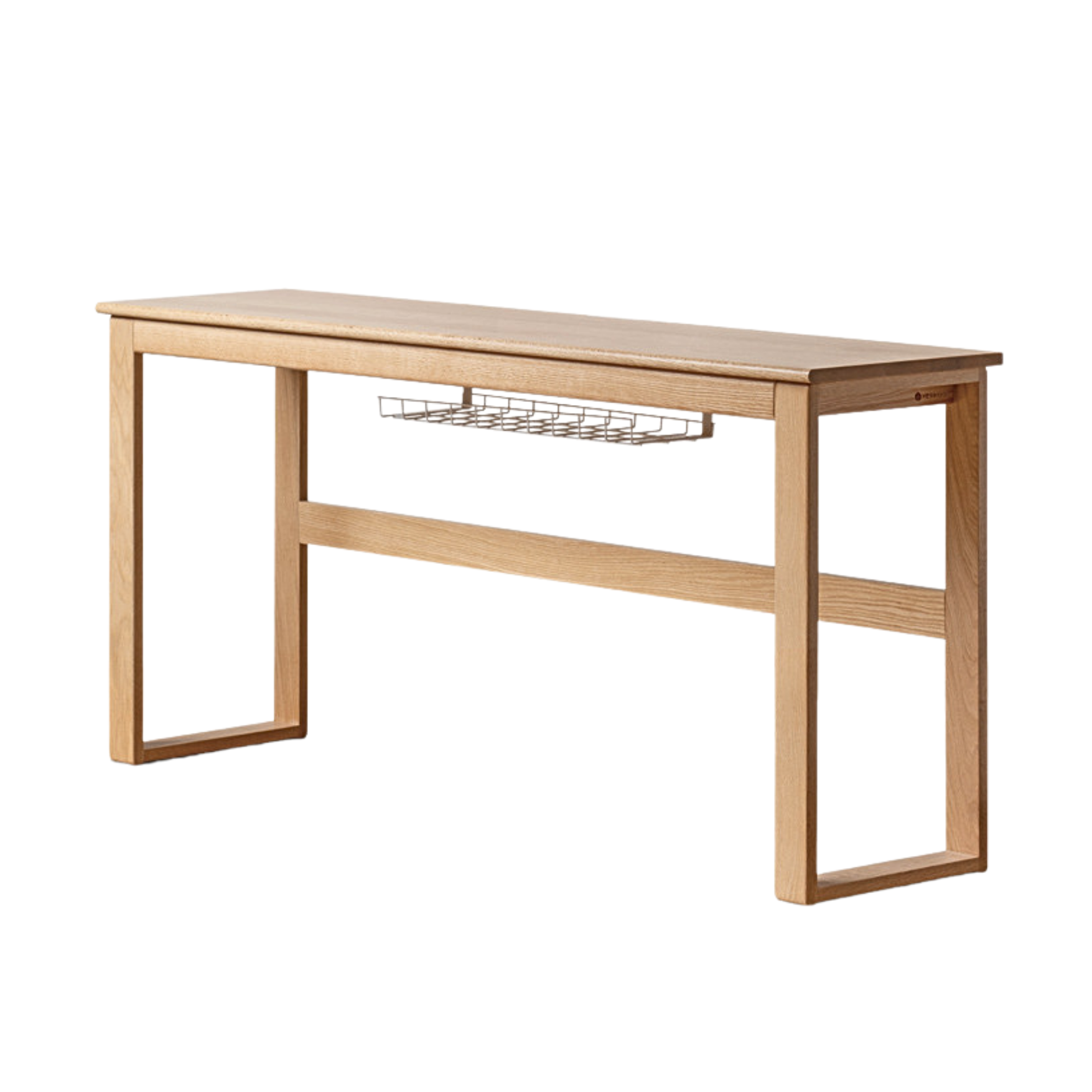 62.9x15.7x29.5 inch / 160x40x75 cm / Natural Wood Color / Oak desk