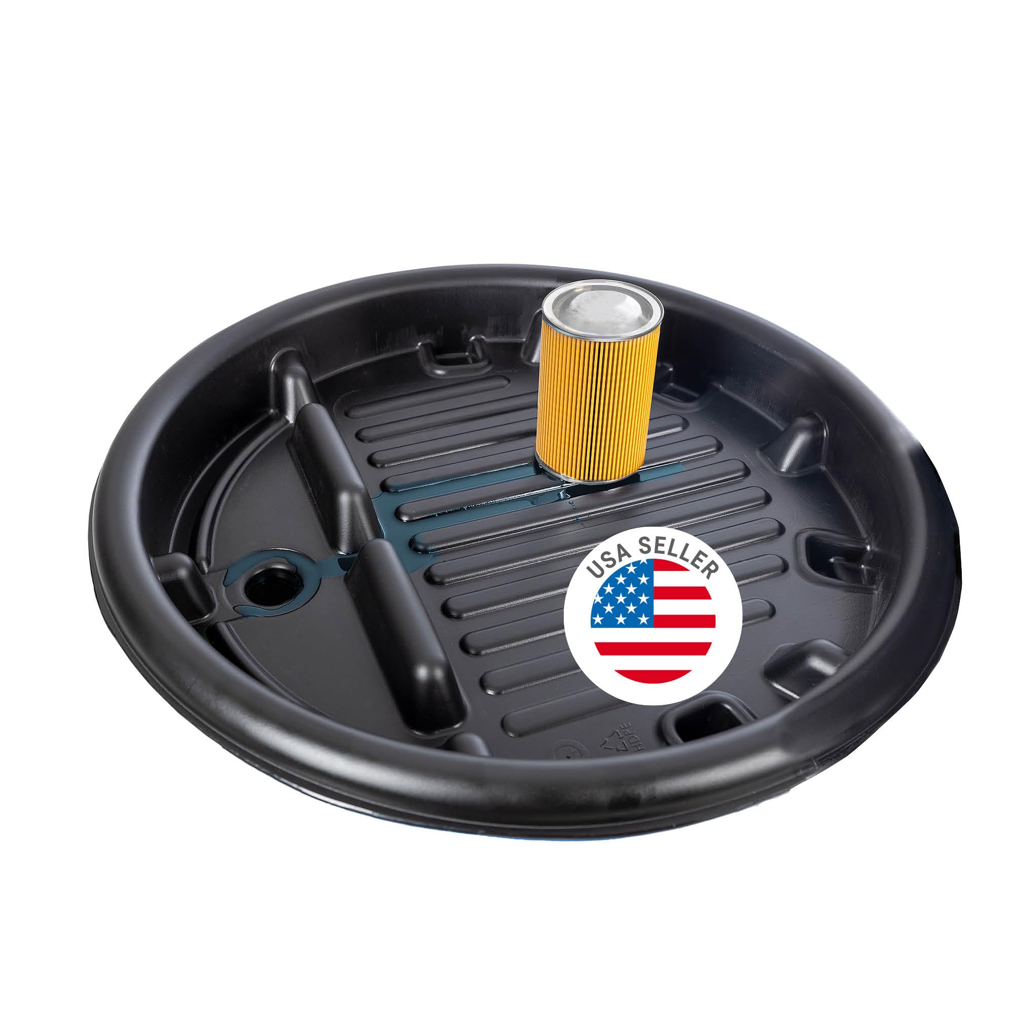 DENIOS® Extra Large 55 Gallon Drum Funnel - Wide Mouth Design for Easy Pouring, Durable Chemical-Resistant Poly Funnel for Liquids, Oils & Chemicals - Perfect for Industrial, Automotive & DIY Use