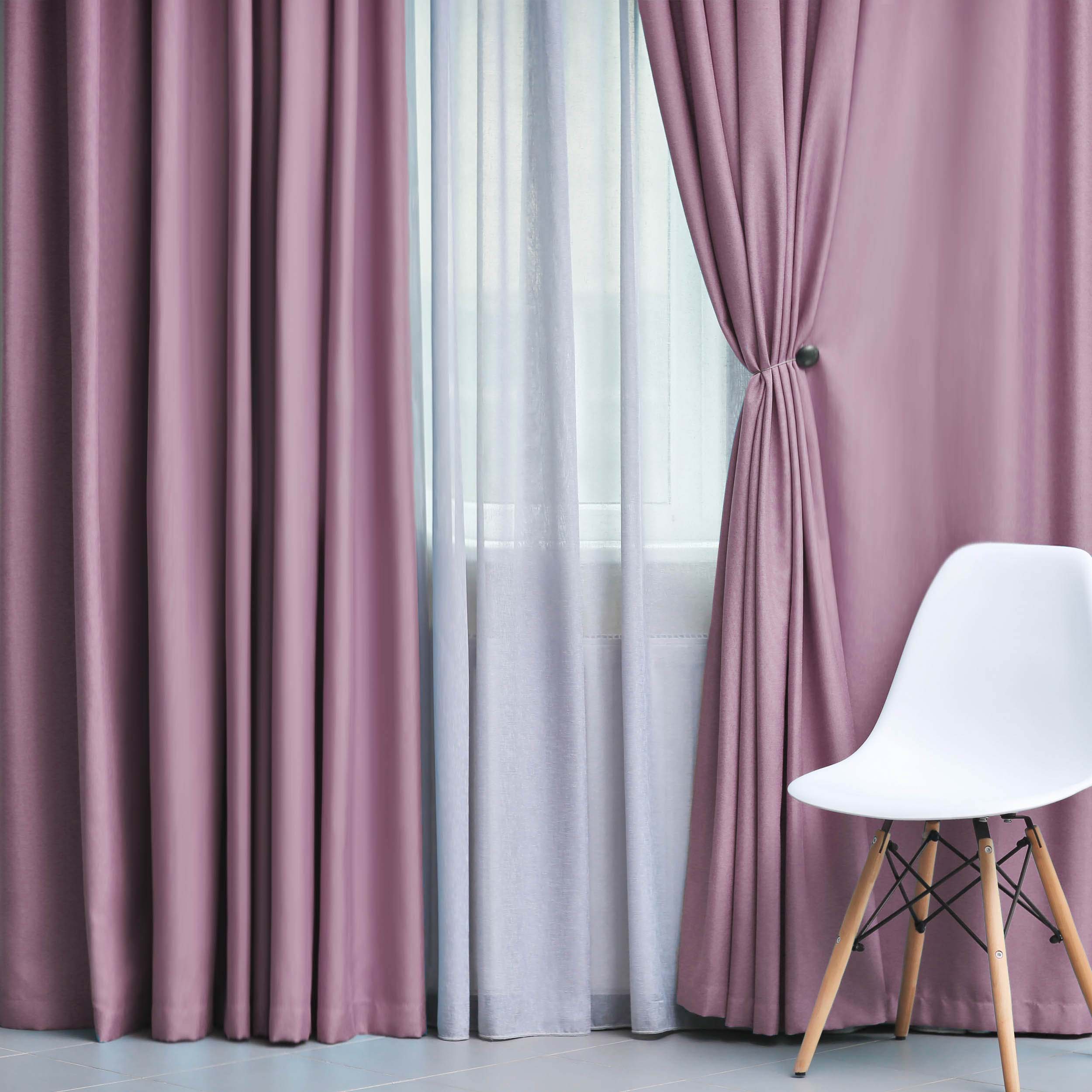 Solid Classic Modern Grommet Blackout Curtain Set - Thermal Insulated Window Drapes for Bedroom & Living Room - Noise Reducing & Light Blocking for Better Sleep