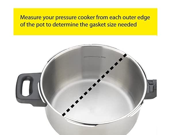Premium 6 Qt Pressure Cooker Sealing Ring Gasket - Compatible with Presto Models (Replaces 1379, 50078, 33008) - Perfect for Canning, Cooking & Kitchen Safety