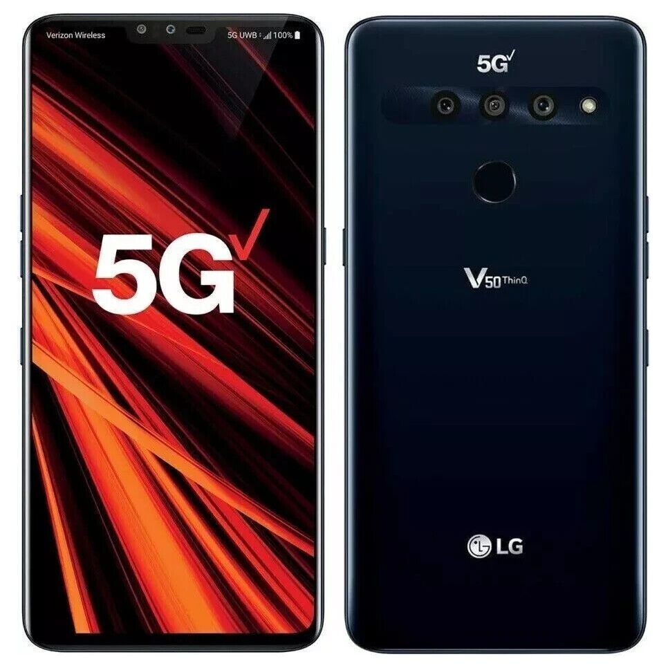 LG V50 ThinQ 5G Smartphone - 128GB Storage, LM-V450 Model | Fast 5G Connectivity, High-Performance Android Phone for Streaming, Gaming & Productivity
