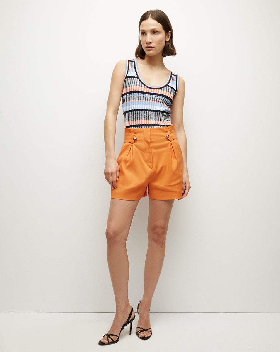 Premium Franzi Stretch Linen Shorts for Women - Comfortable & Breathable Summer Shorts - Perfect for Beach, Vacation & Casual Outings
