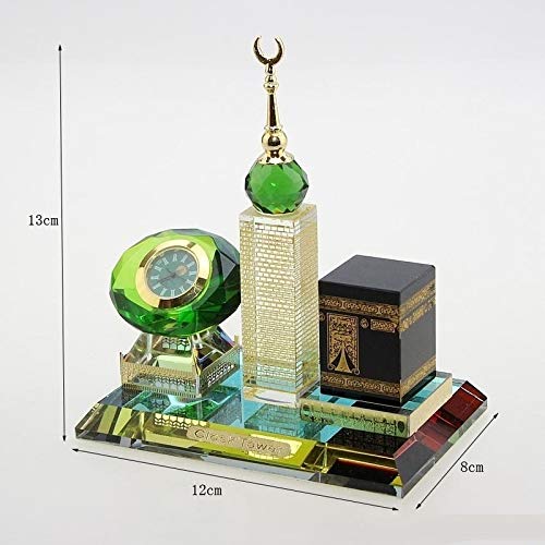 Kaaba 3 Piece Set - Islamic Car Accessories & Home Decor | Perfect Muslim Gift, Desktop Ornament, Table Decoration for Ramadan, Eid & Prayer Spaces