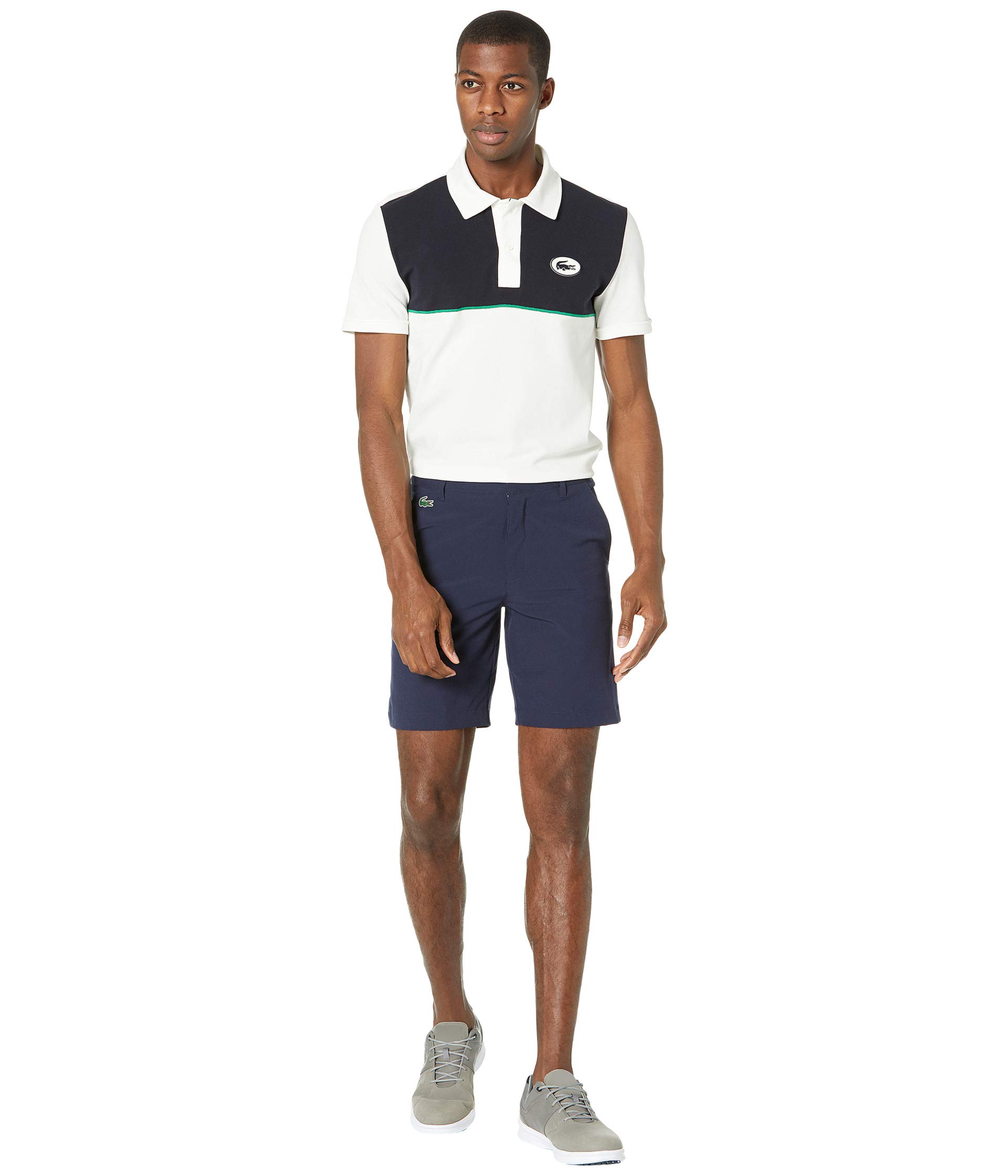 Lacoste Men's Lightweight Stretch Golf Shorts - Breathable Quick-Dry Athletic Shorts for Golf, Tennis & Casual Wear