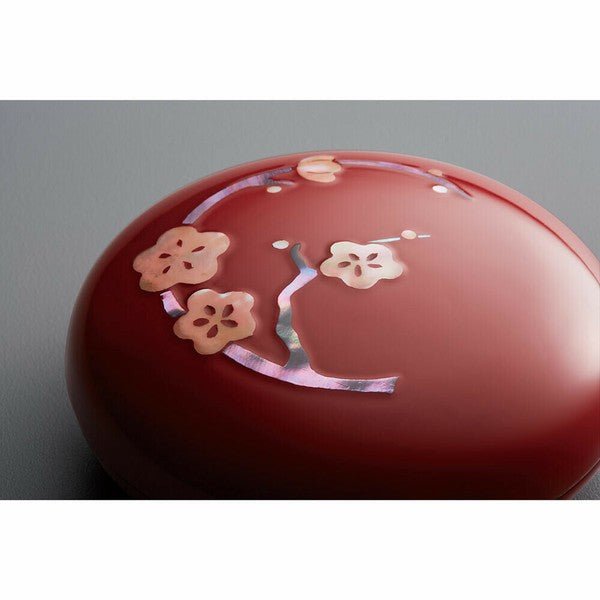 Premium Takaoka Lacquerware Raden Finish Shachihoko Emblem Seal Ink Pad - Shachihata Brand - Elegant Japanese Stationery for Official Documents, Artwork & Calligraphy