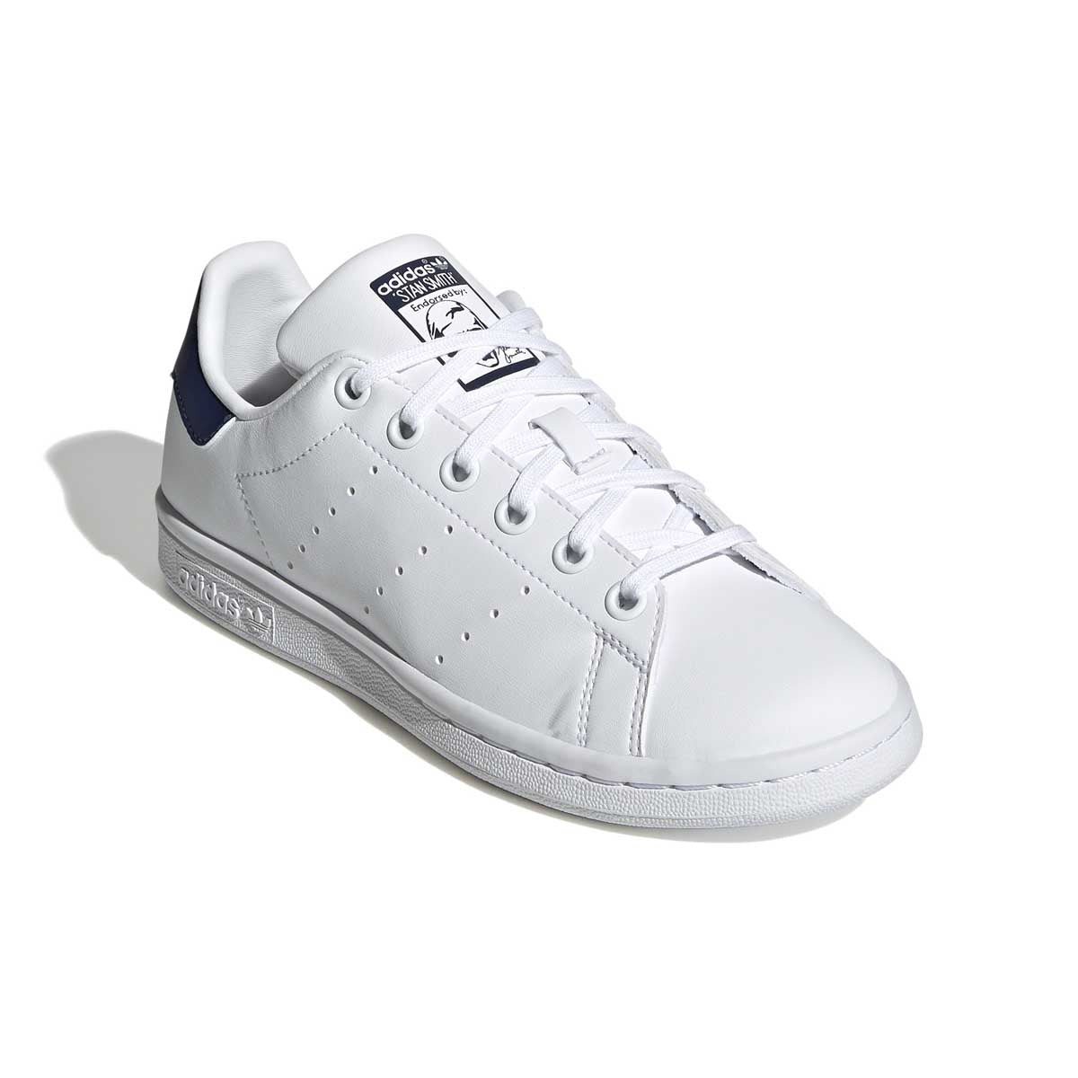 Kids Stan Smith Sneakers in White & Dark Blue - Comfortable & Stylish for School, Play & Everyday Wear