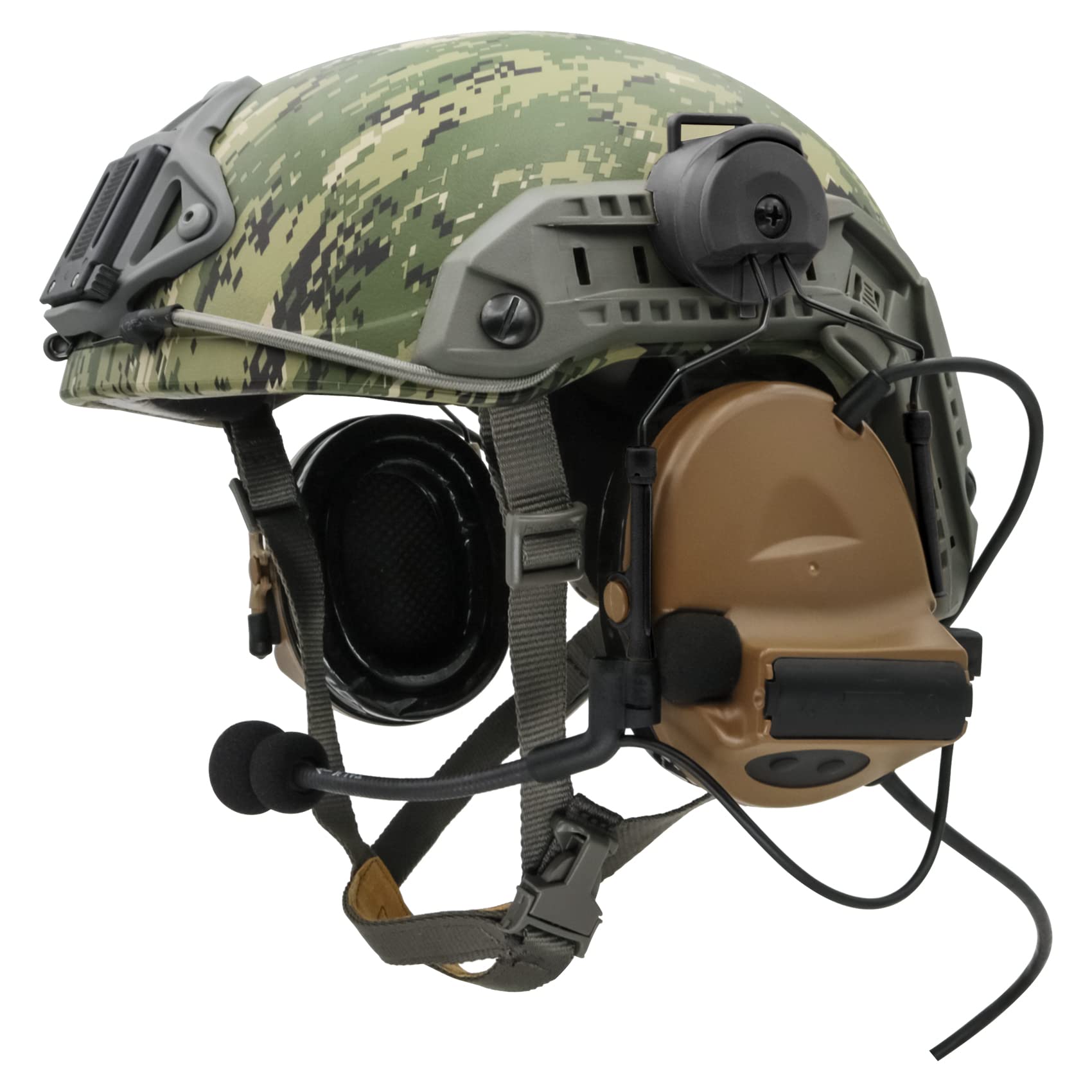 COMTA 2 Tactical Headset with U94 PTT 2pin Connector - Noise Canceling Military Headphones for Airsoft, Hunting & Shooting - Perfect for Outdoor Adventures, Tactical Training & Combat Simulation