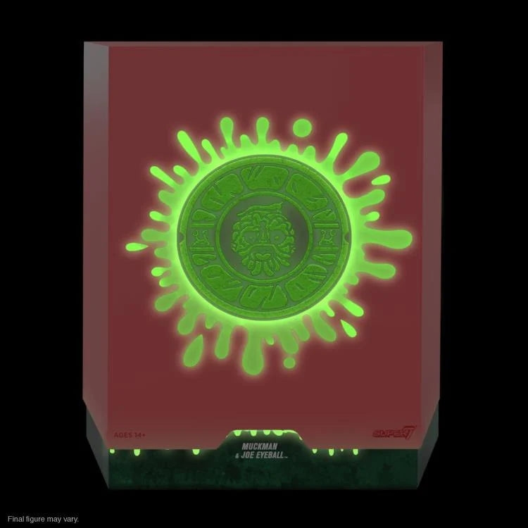 Teenage Mutant Ninja Turtles ULTIMATES! Muckman & Joe Eyeball Action Figures - Glow in the Dark NYCC 2022 Exclusive Collectible - Perfect for TMNT Fans, Comic Con Displays & Nightlight Decor