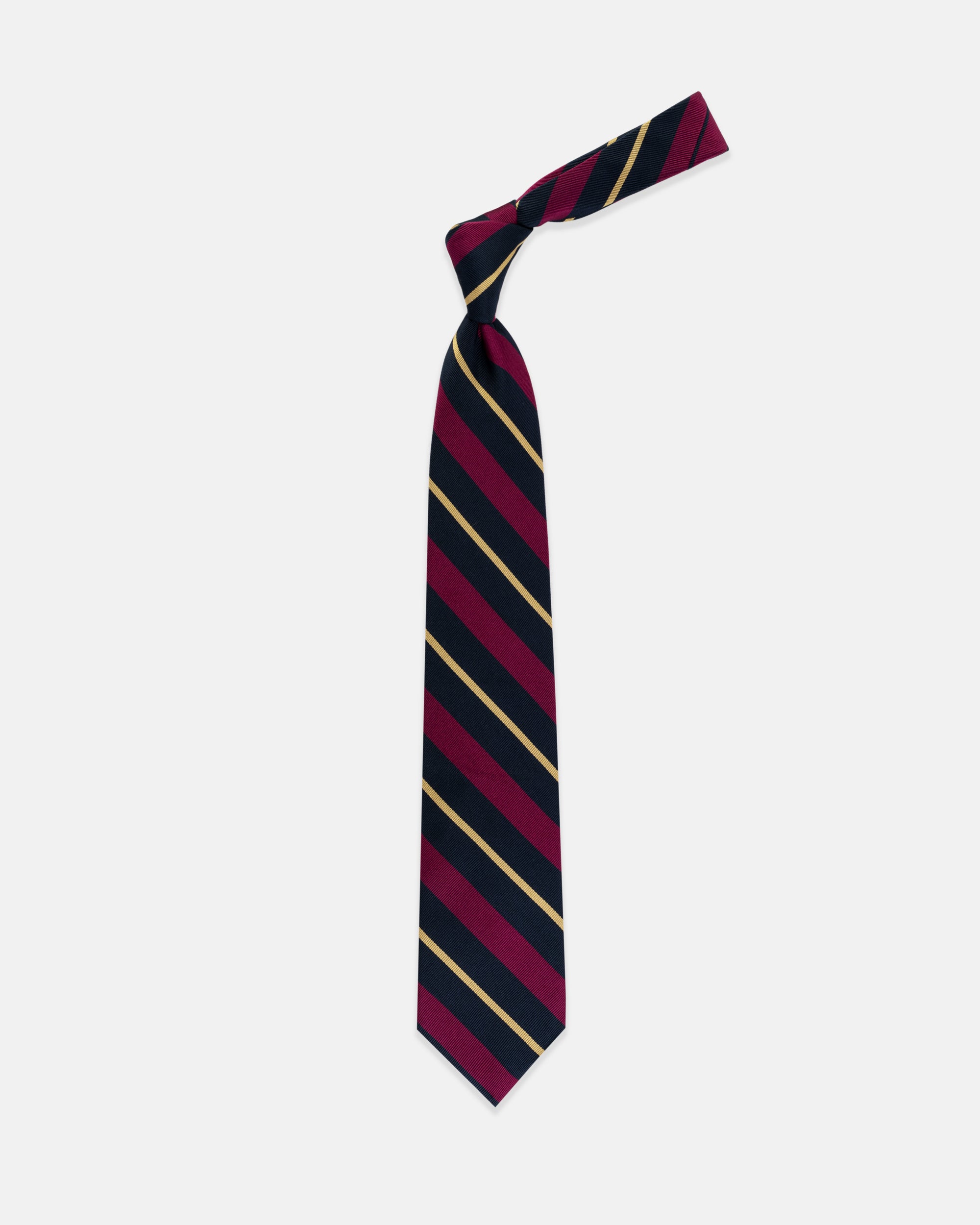 Oxford University Motor Club Tie - Classic Striped Silk Necktie for Men - Perfect for Formal Events, Graduation & Alumni Gatherings