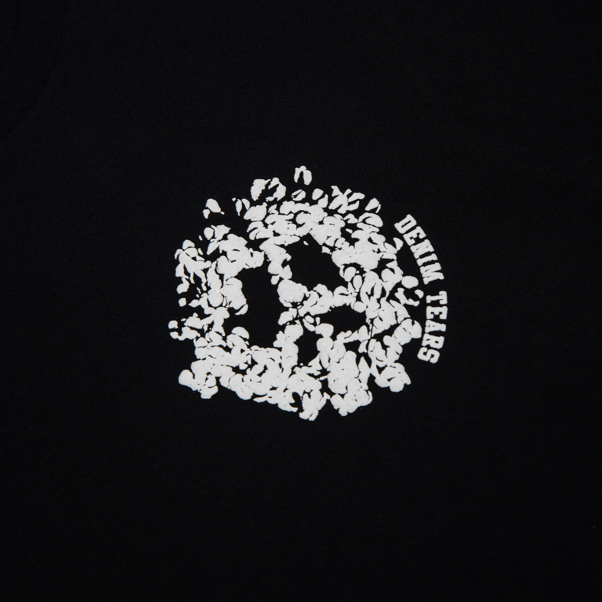 Denim Tears Denim University Black T-Shirt for Men - Vintage Cotton Tee for Casual Streetwear & Everyday Outfits