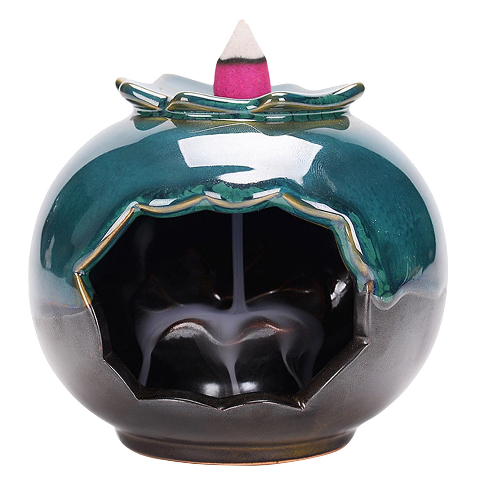 Ceramic Backflow Incense Burner for Aromatherapy & Home Decor - Meditation & Relaxation