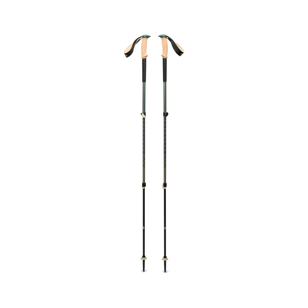 Black Diamond Trail Cork Trekking Poles - Lightweight Adjustable Hiking Sticks for Men & Women - Perfect for Backpacking, Trail Running & Mountain Climbing