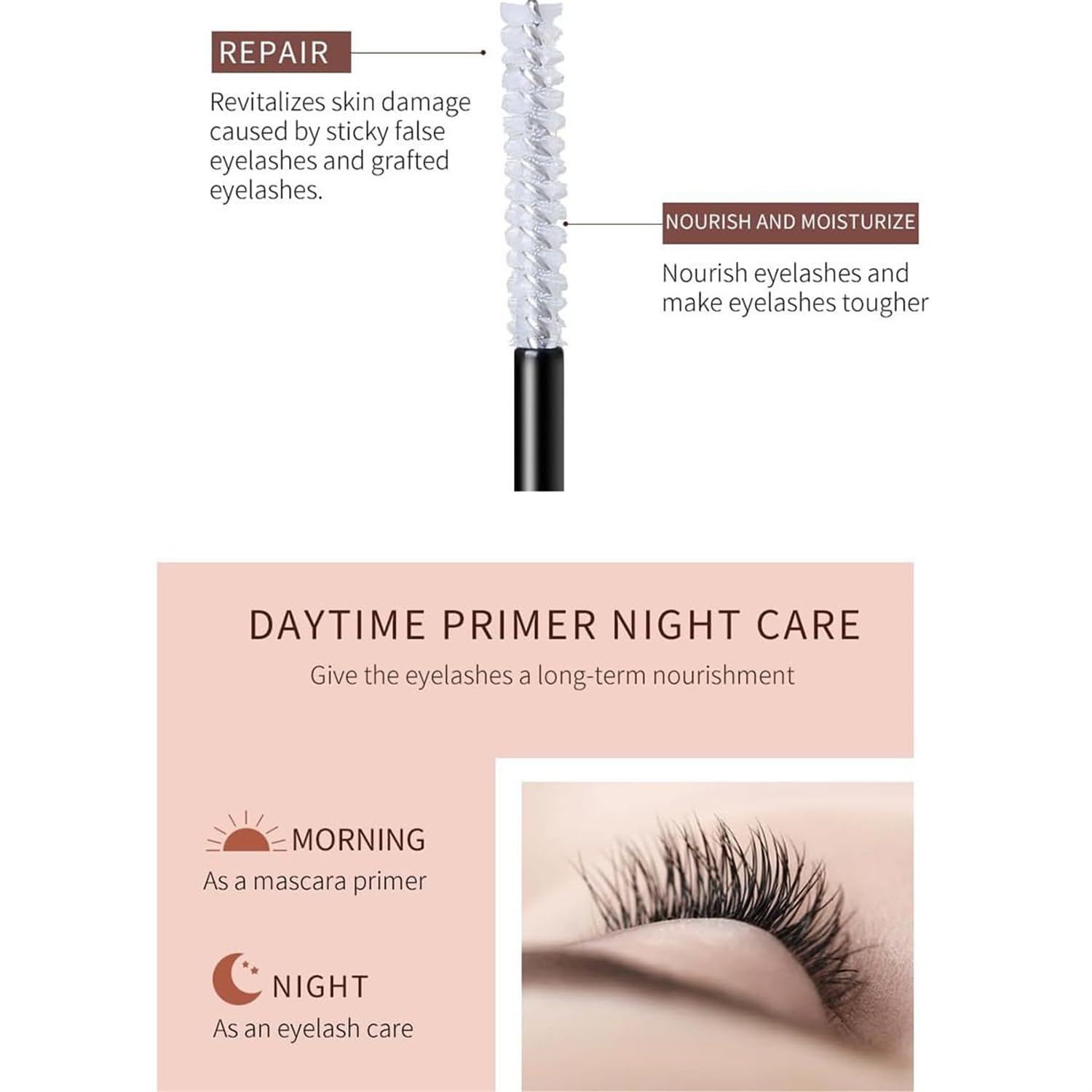 Daislashes Eyelash Growth Serum for Longer, Fuller, Thicker Lashes - 3 Pack | Natural Lash Enhancer & Booster | Perfect for Daily Use & Special Occasions