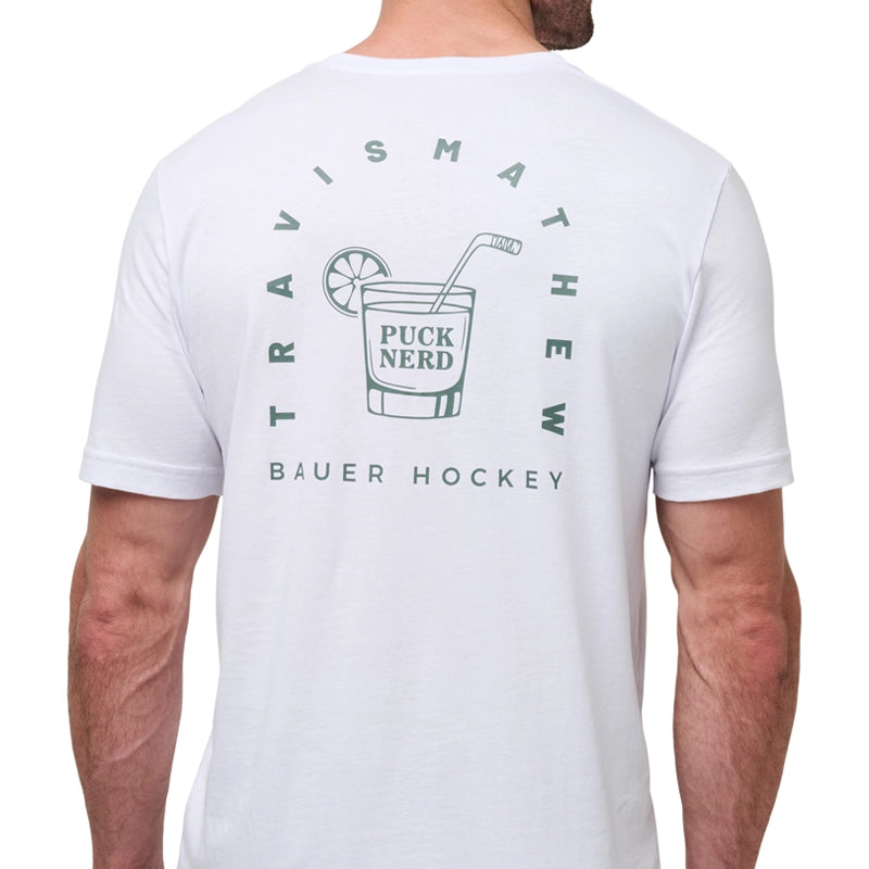 Bauer Travis Mathew Dump N' Chase Tee - Men's Hockey Graphic T-Shirt for Casual Wear & Sports Fans - Perfect for Game Day, Street Style & Everyday Comfort