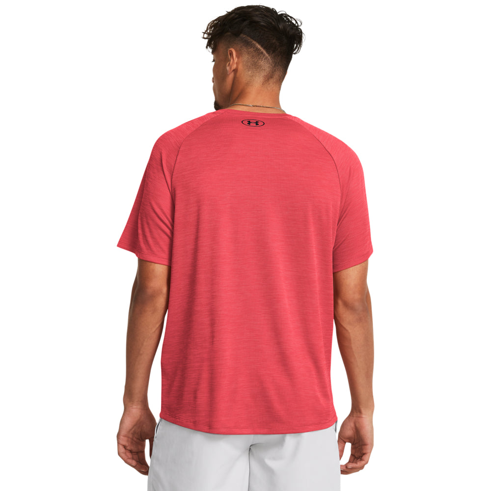 Men's Under Armour Tech Textured T-Shirt - Moisture-Wicking Performance Shirt for Gym, Running & Workouts | Breathable & Quick-Dry Activewear