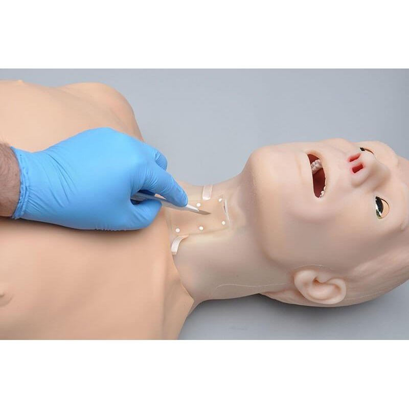 HAL® Adult Multipurpose Airway and CPR Training Manikin - Lightweight Medical Practice Dummy for First Aid, Nursing & Emergency Response Training - Perfect for Hospitals, Schools & CPR Certification Courses