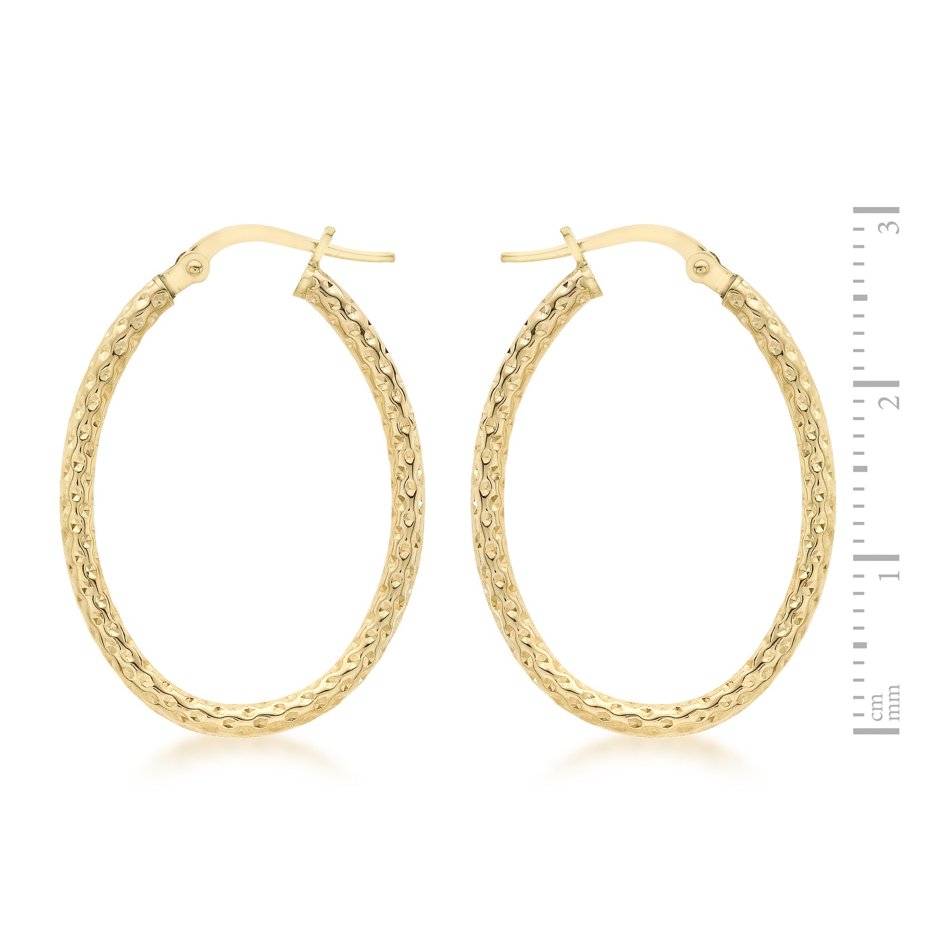 Carissima 9ct Yellow Gold Women's Earrings - Elegant Hoop Earrings for Women, Perfect for Weddings, Parties & Everyday Wear