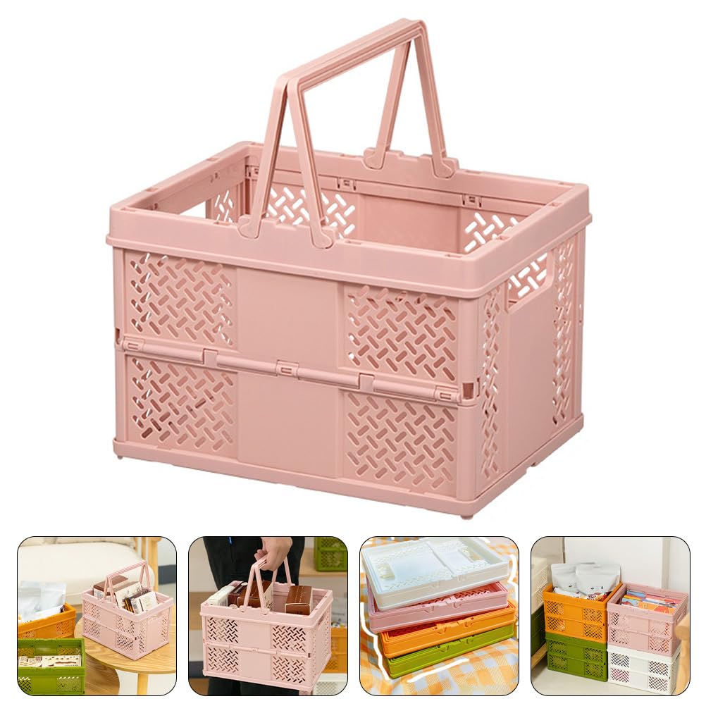 Zerodeko Plastic Storage Basket - Easter Egg Holder, Picnic Basket, Bread Basket, Shopping Basket, Gardening Basket, Pantry Organizer, Moving Box, Planter Basket, Small Items Organizer - Perfect for Home, Outdoor & Party Use