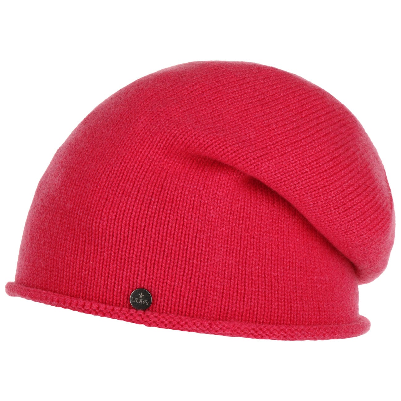 Lierys Soft Cashmere Beanie with Rolled Edge - Winter Warm Knit Hat for Women & Men - Perfect for Skiing, Hiking and Cold Weather Fashion