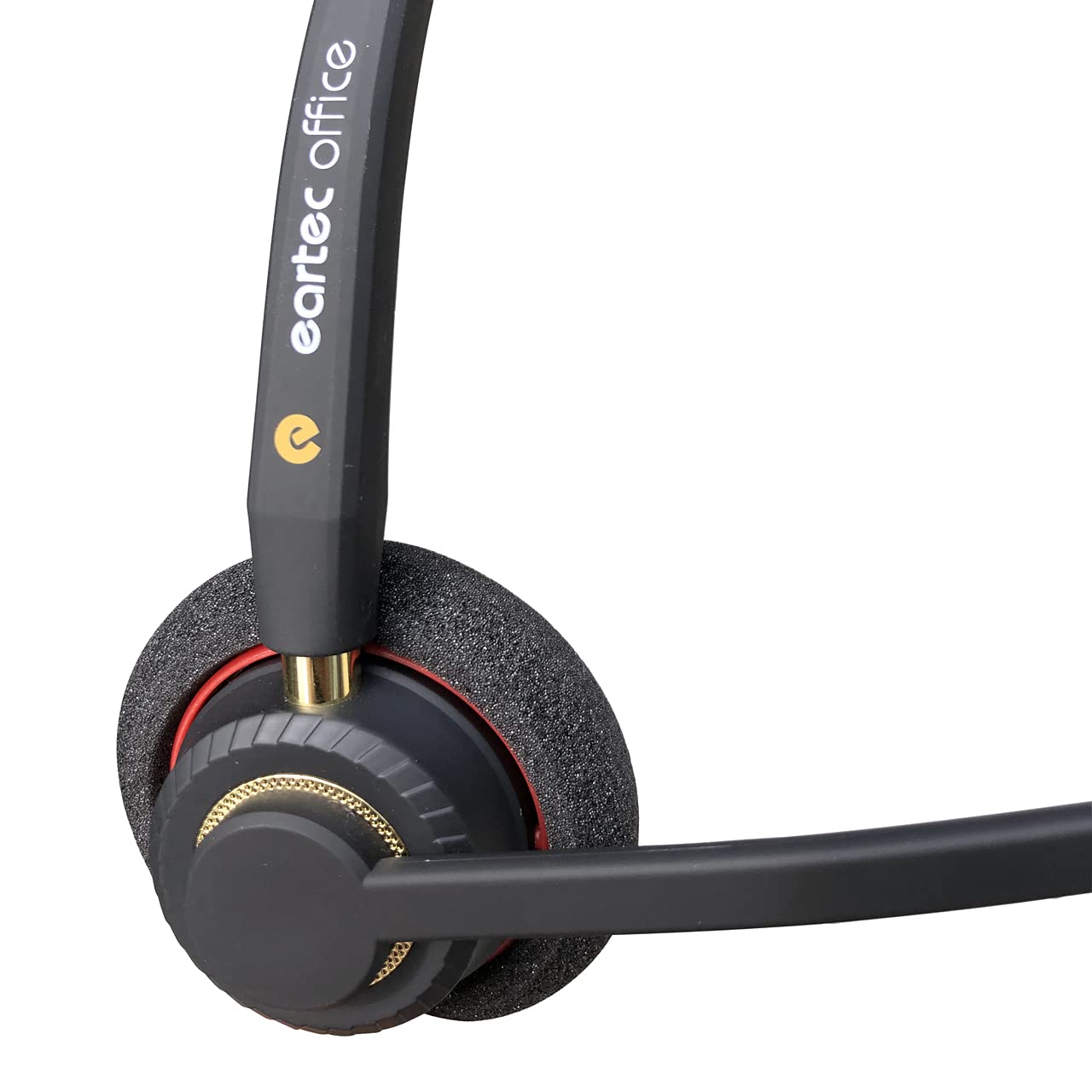 Alcatel-Lucent IP Touch Headset Compatible with IP 8001G, 8002, 8010, 8018, 8030 & 8040 VoIP Phones - Includes Free RJ9 Cable (QD002) - Perfect for Office Communication & Call Centers
