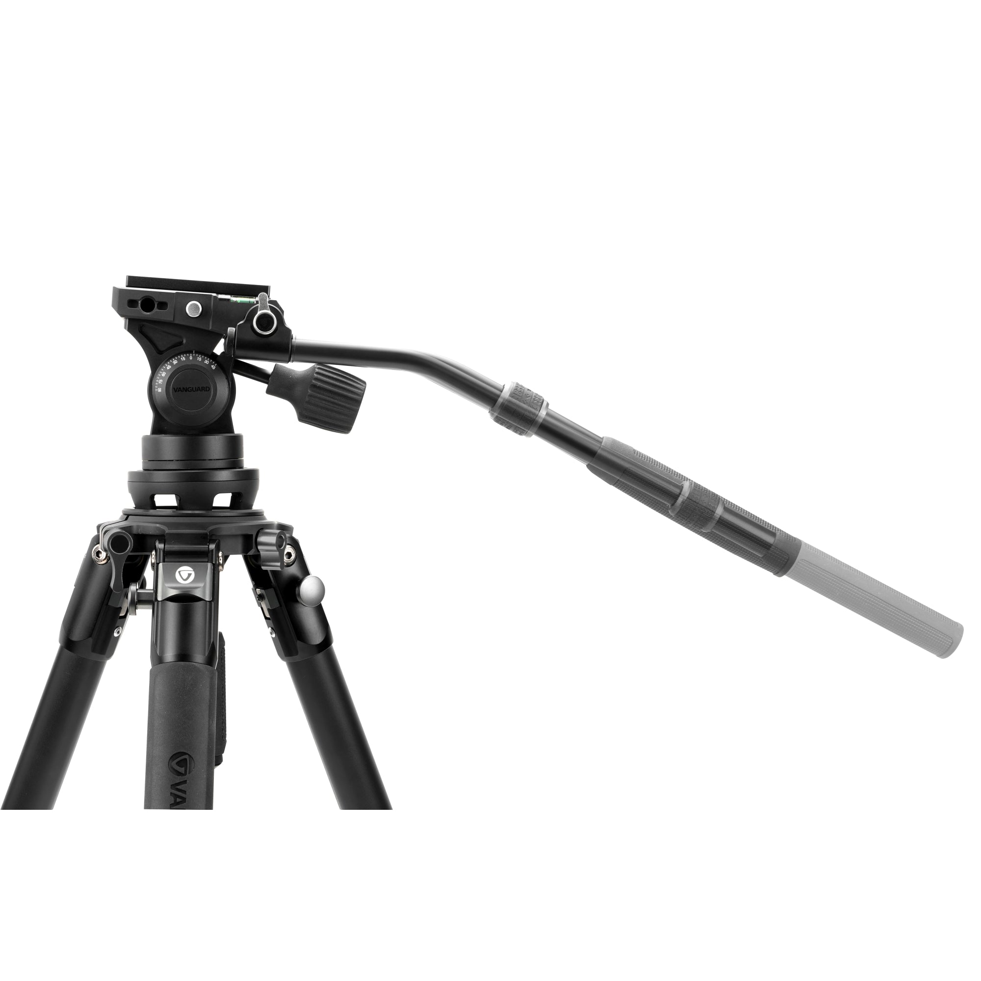 Alta Pro 3VRL 303AV18 Professional Aluminum Video Tripod with Fluid Pan Head - Heavy Duty Camera Stand for DSLR, Mirrorless, Camcorders - Perfect for Filmmaking, Live Streaming & Photography