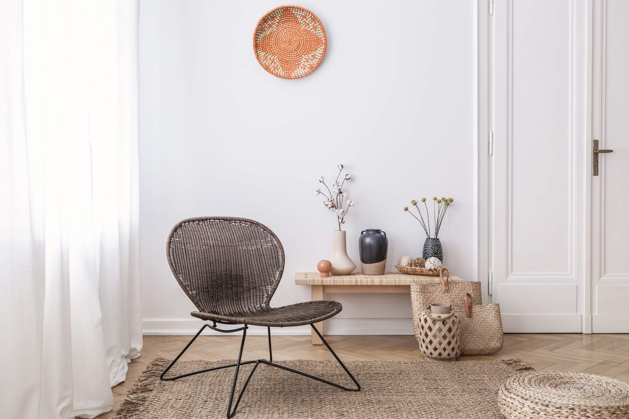 Natural Seagrass Woven Fruit Basket - 11.8