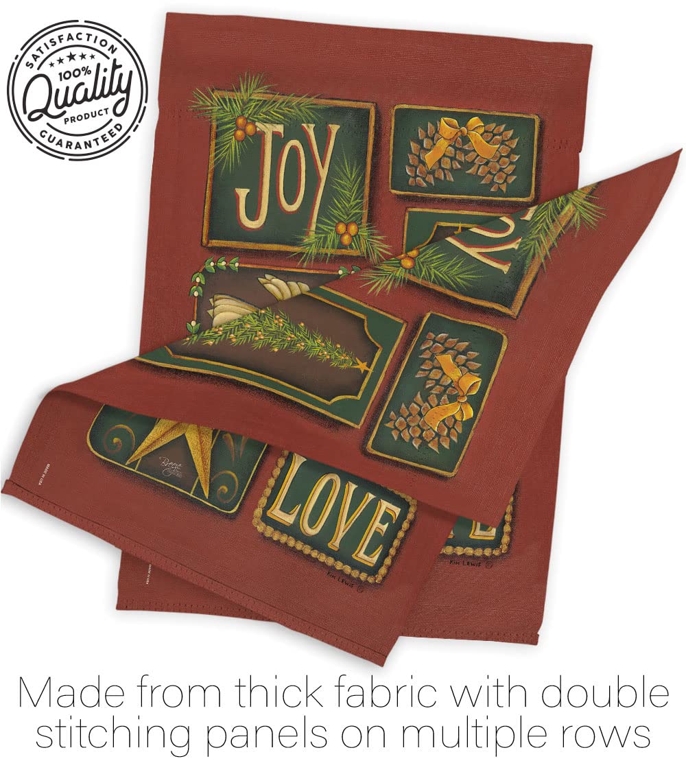 Joy & Love Christmas House Flag Set 28