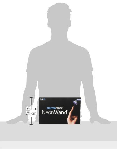Neon Wand with Red Handle & Attachments - US Plug for Glow Parties, Raves & Nightlife Events