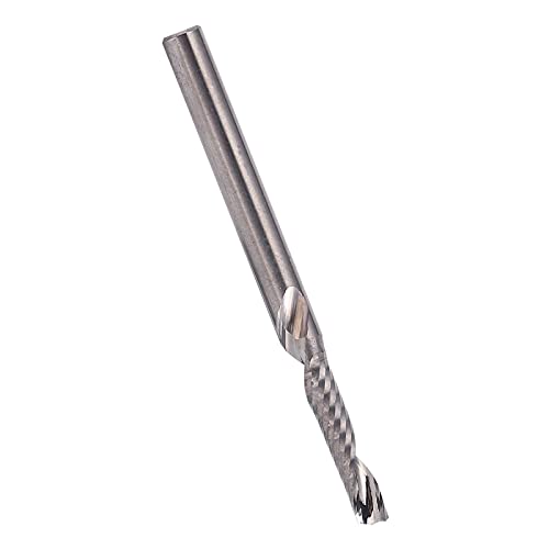 5pcs Tungsten Steel Single Flute Spiral End Mill Cutter Set - High Precision Milling Tool for Metal, Wood & Plastic - Perfect for DIY, Repair Parts & Professional Machining Projects