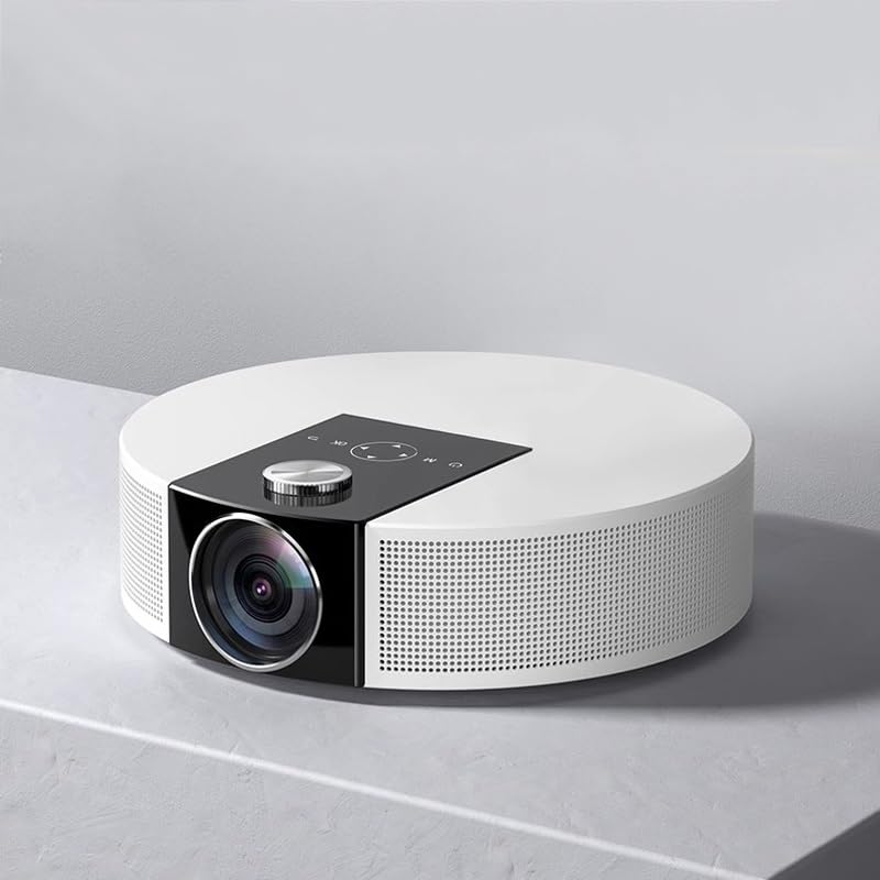 QUYNAGER Mini Smart Home Theater Projector for Bedroom, Outdoor & Mobile Screen - HD Portable Projector for Movies, Gaming & TV (D As Shown) - Perfect for Home Cinema, Camping & Backyard Movie Nights
