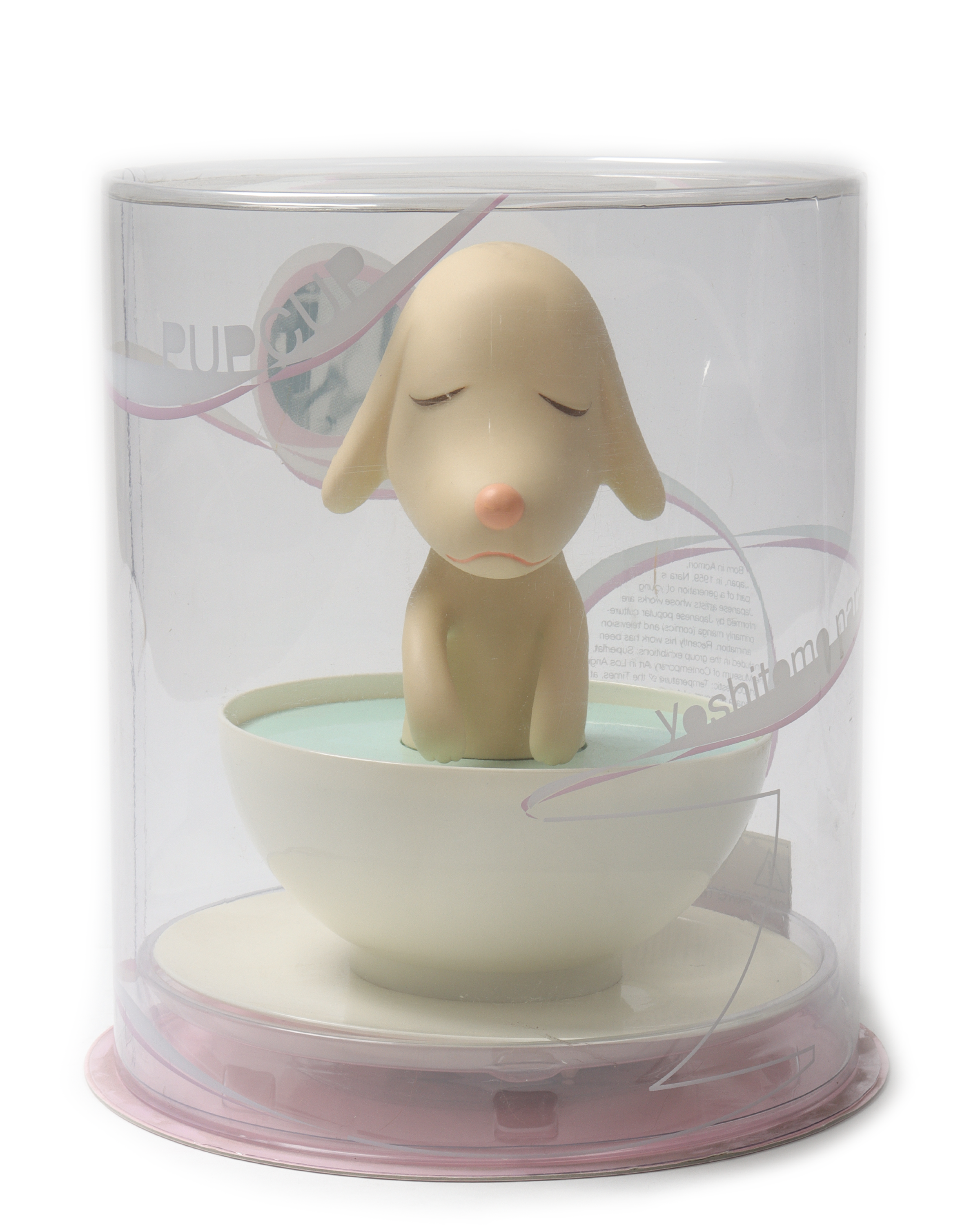 Vintage 2004 PupCup Figure - Collectible Dog-Themed Cup Toy for Home Decor, Office Display & Gift Giving