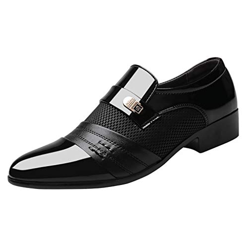 Premium Men's White Leather Dress Shoes for Business & Wedding - Comfortable Formal Shoes with Leather Soles - Perfect for Office, Ceremonies & Special Occasions