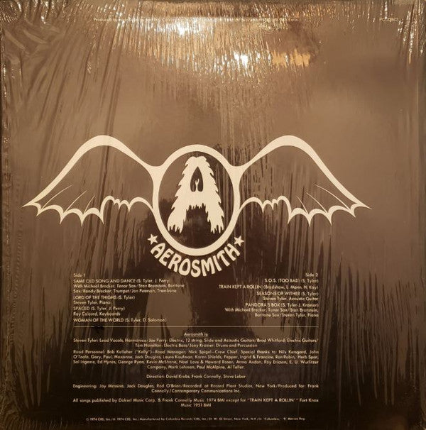 Aerosmith - Get Your Wings Vinyl LP Album (Reissue, VG+ Condition) - Classic Rock Music for Collectors & Home Listening