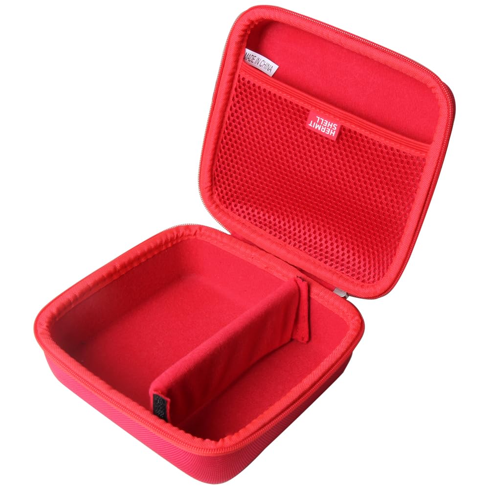 NIIMBOT B21 Inkless Label Maker Hard Travel Case - Durable Protective Cover for Label Printer, Compact & Lightweight (Red) - Perfect for Office, Home, Travel & Business Organization