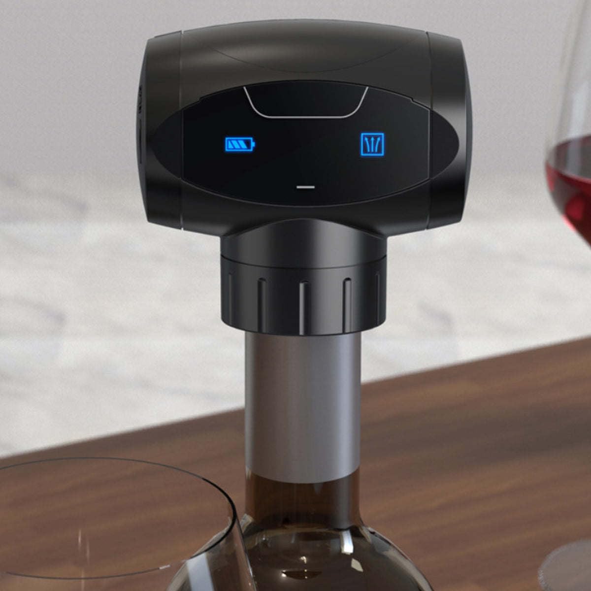 Napa King Wine Preserver Cap - Auto Vacuum for Freshness - Perfect for Home & Parties