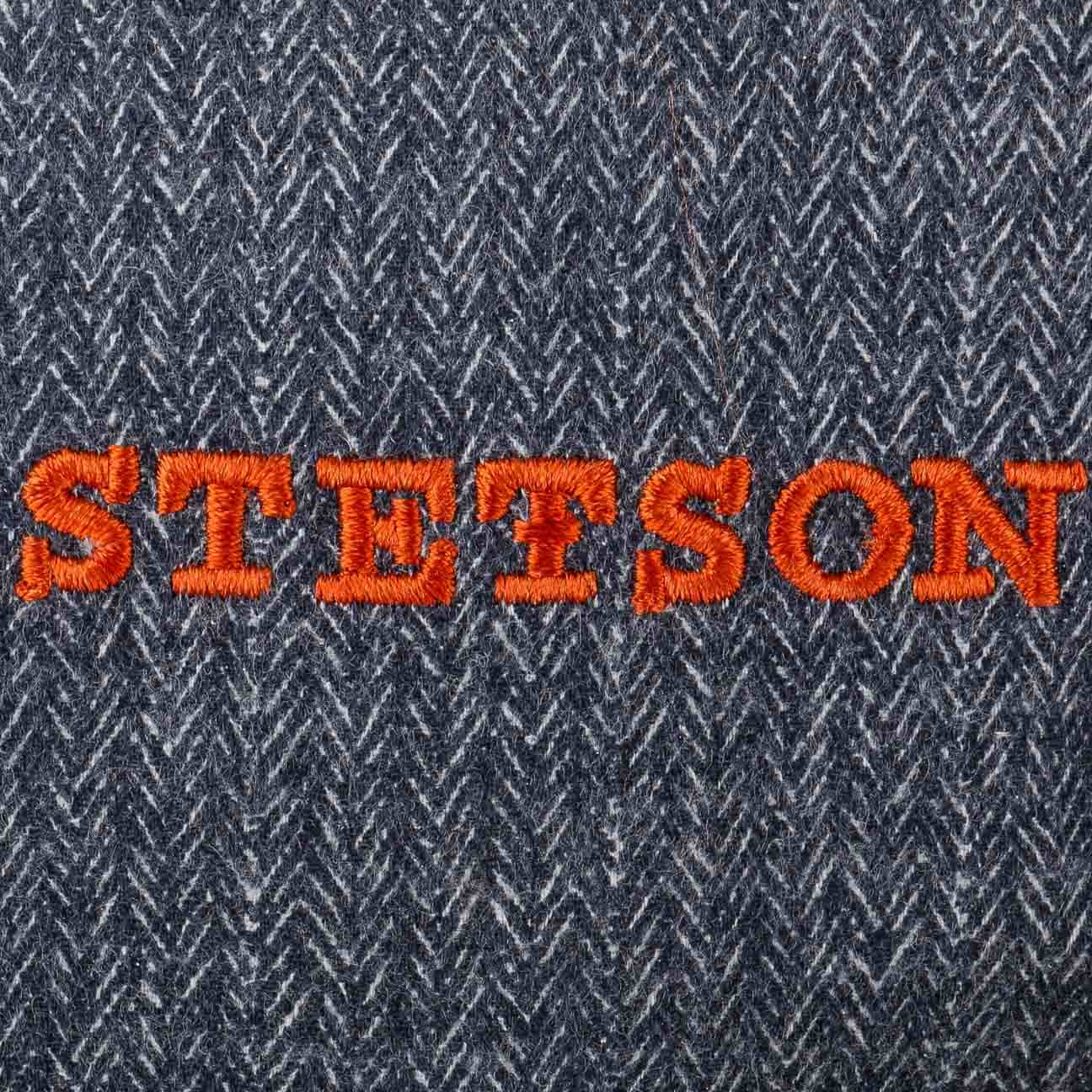 Stetson Hatteras Pigskin Leather Newsboy Cap – Vintage Style Men's Hat for Casual Wear & Outdoor Adventures