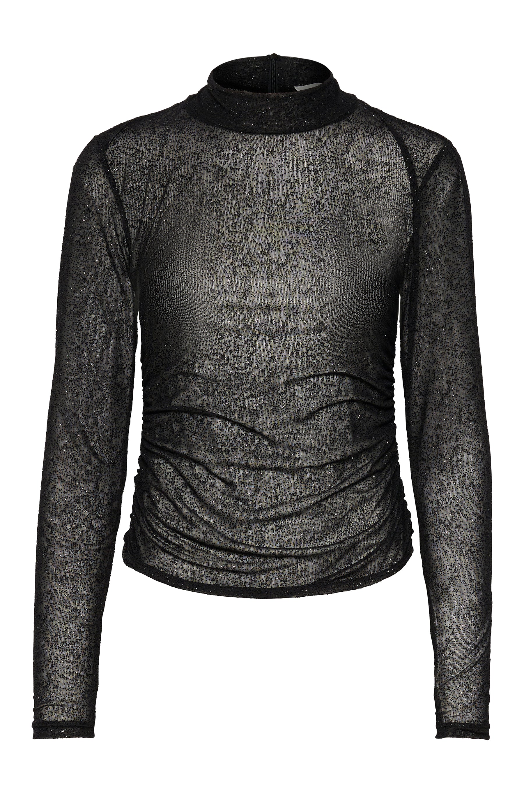 Gestuz Glimma Blouse for Women - Elegant Black Blouse for Office, Party & Evening Wear | Fashionable & Comfortable Top