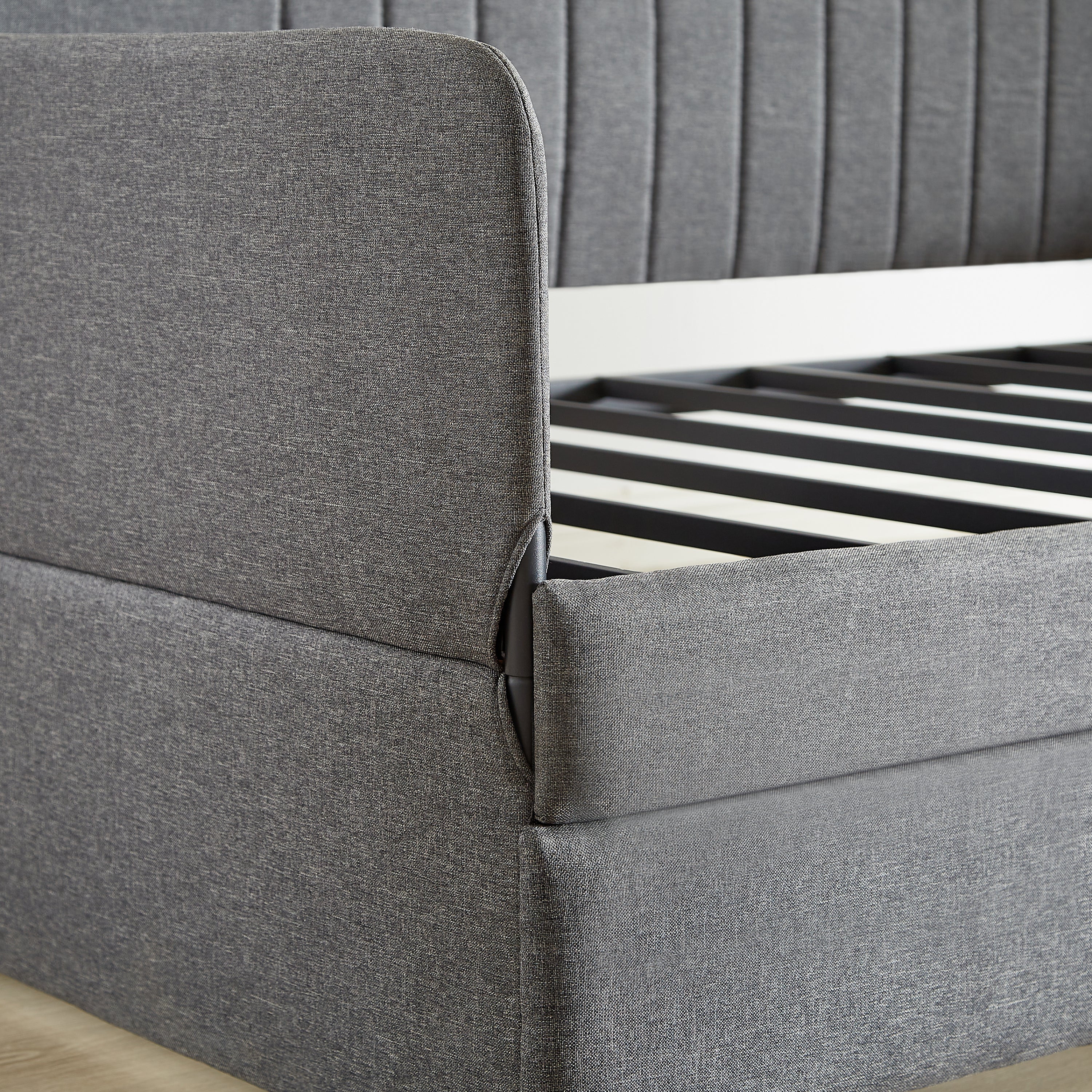 Metal Frame Daybed with Trundle - Twin Size Sofa Bed in Grey (78.4''W x 41''D x 29.8''H) - Perfect for Guest Rooms, Small Apartments & Home Offices