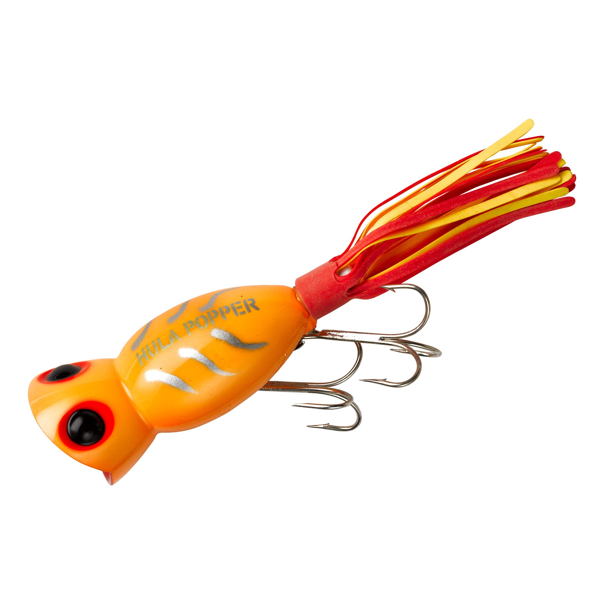 Topwater Bass Fishing Lure - Hula Popper with Realistic Action for Freshwater & Saltwater Fishing | Perfect for Bass, Trout, and Pike | Ideal for Morning & Evening Fishing Trips
