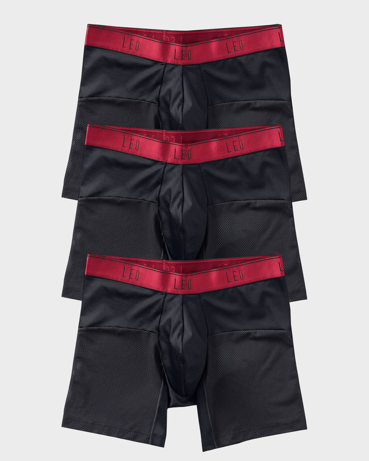 B15 Black with Red Elastic