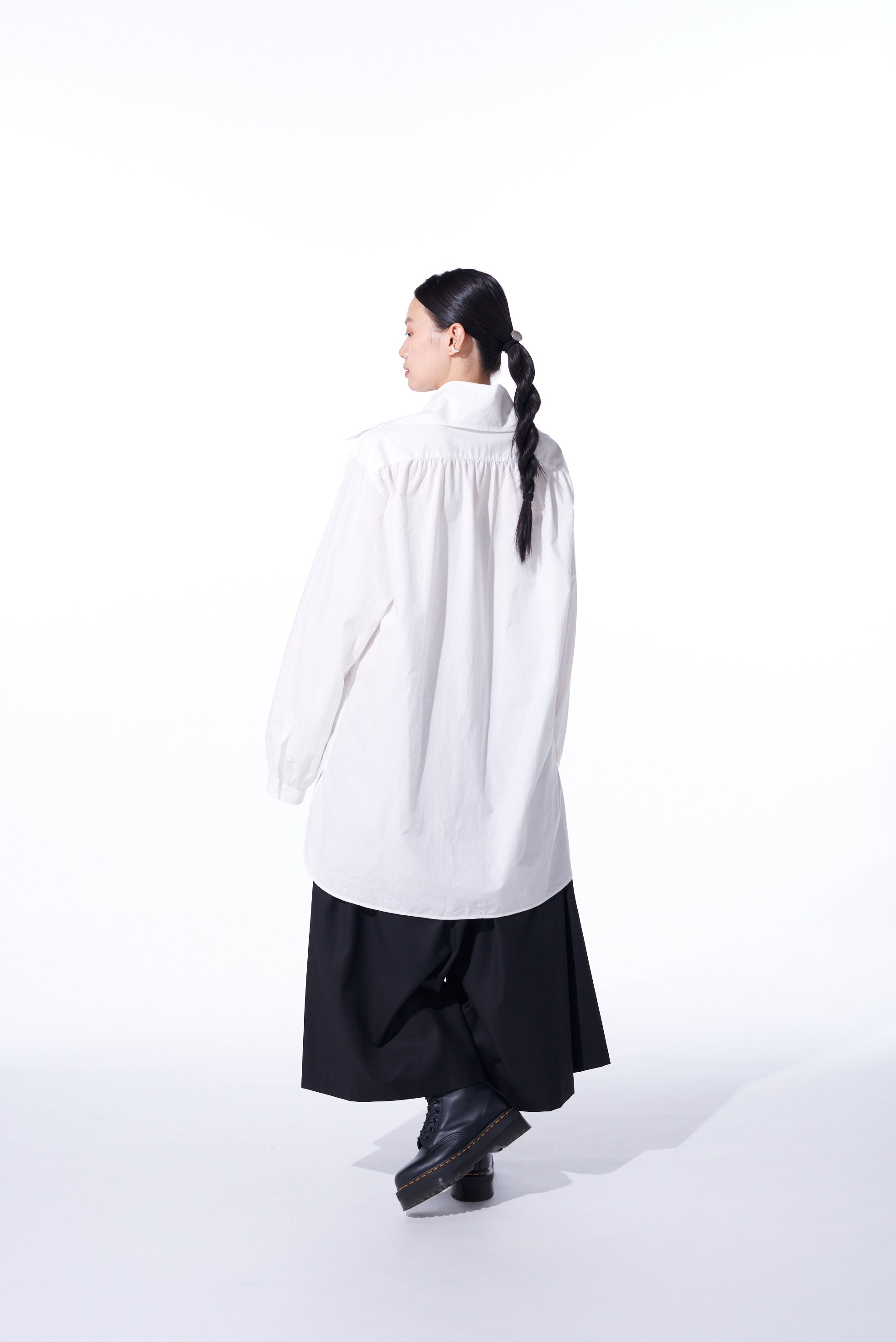 Stylish Cotton Linen Washer Typewriter Big Collar Shirt for Men & Women | Casual Office Wear & Summer Outfit