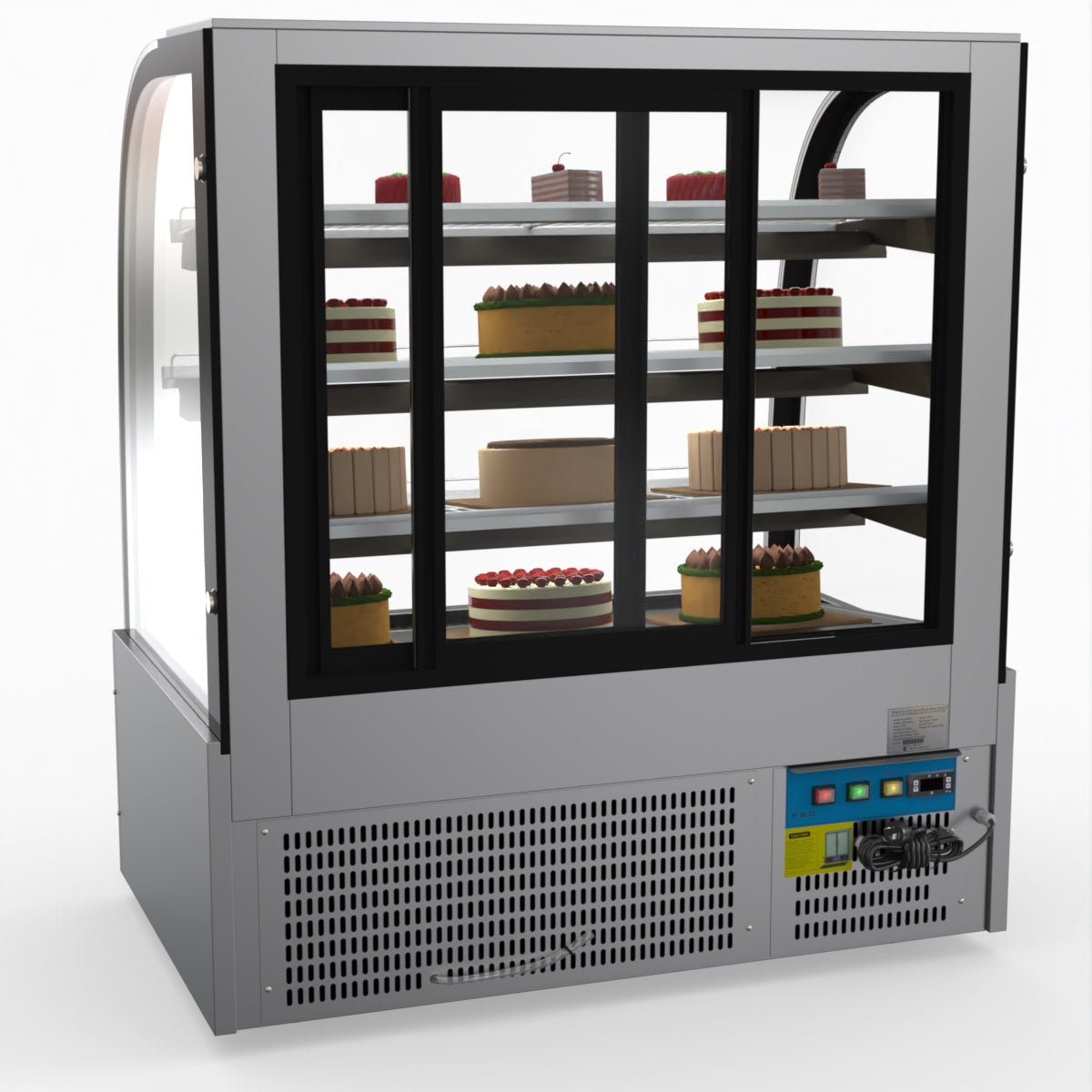 Bonvue SL840 Commercial Refrigerated Display Case - Perfect for Delis, Bakeries & Cafes to Showcase Fresh Food