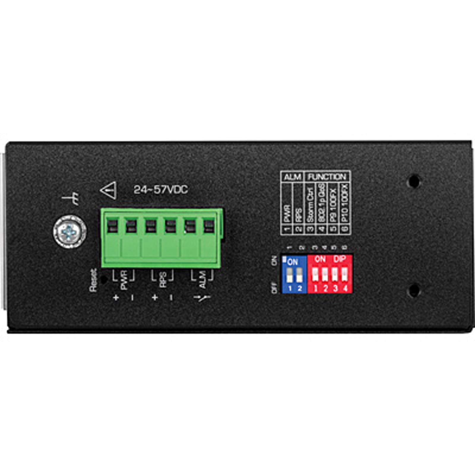 TRENDnet TI-PG102i 10-Port Industrial Gigabit L2 Managed PoE+ Switch | 8 PoE+ Ports, DIN-Rail Mount, 2 SFP Slots | VLAN, QoS, IP30 Rating | Ideal for Factory Automation & Smart Building Networks (Renewed)