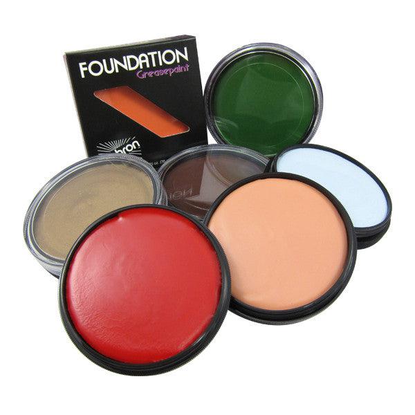 Mehron Foundation Greasepaint - Professional Cream Makeup for Stage & Costume - Waterproof, Long-Lasting, High Coverage - Perfect for Halloween, Cosplay & Theater Performances